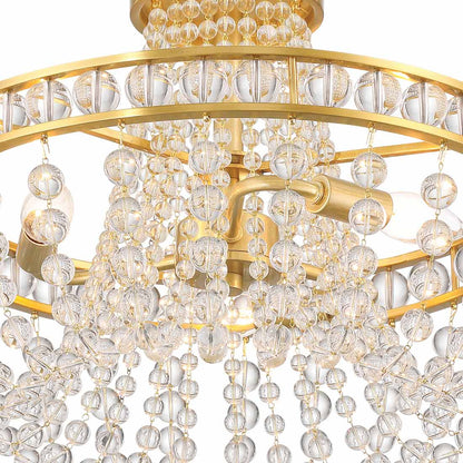 Seville Semi Flush Mount Ceiling Light in Detail.