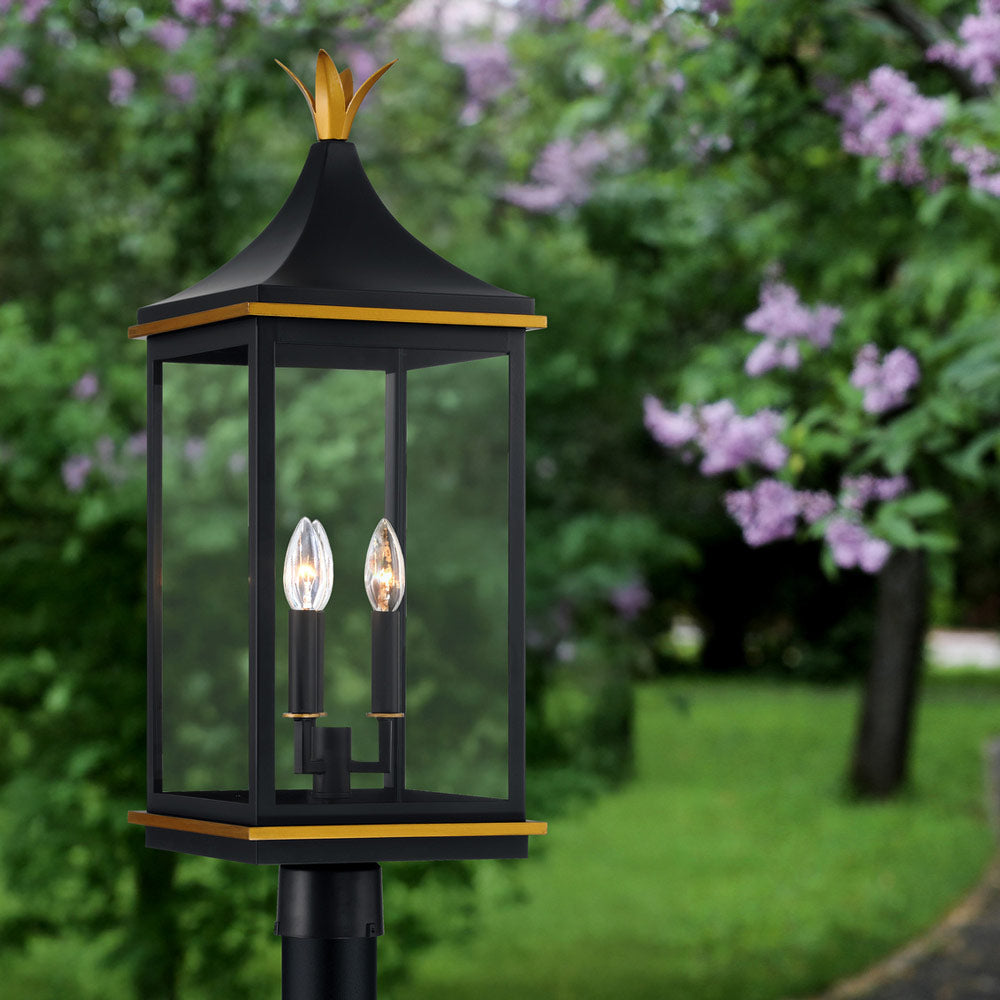 Simpson Outdoor Post Light in Outside Area.