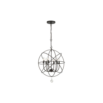 Solaris Chandelier in English Bronze (Small).