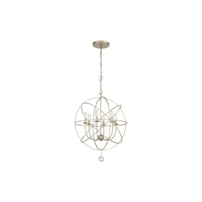 Solaris Chandelier in Olde Silver (Small).