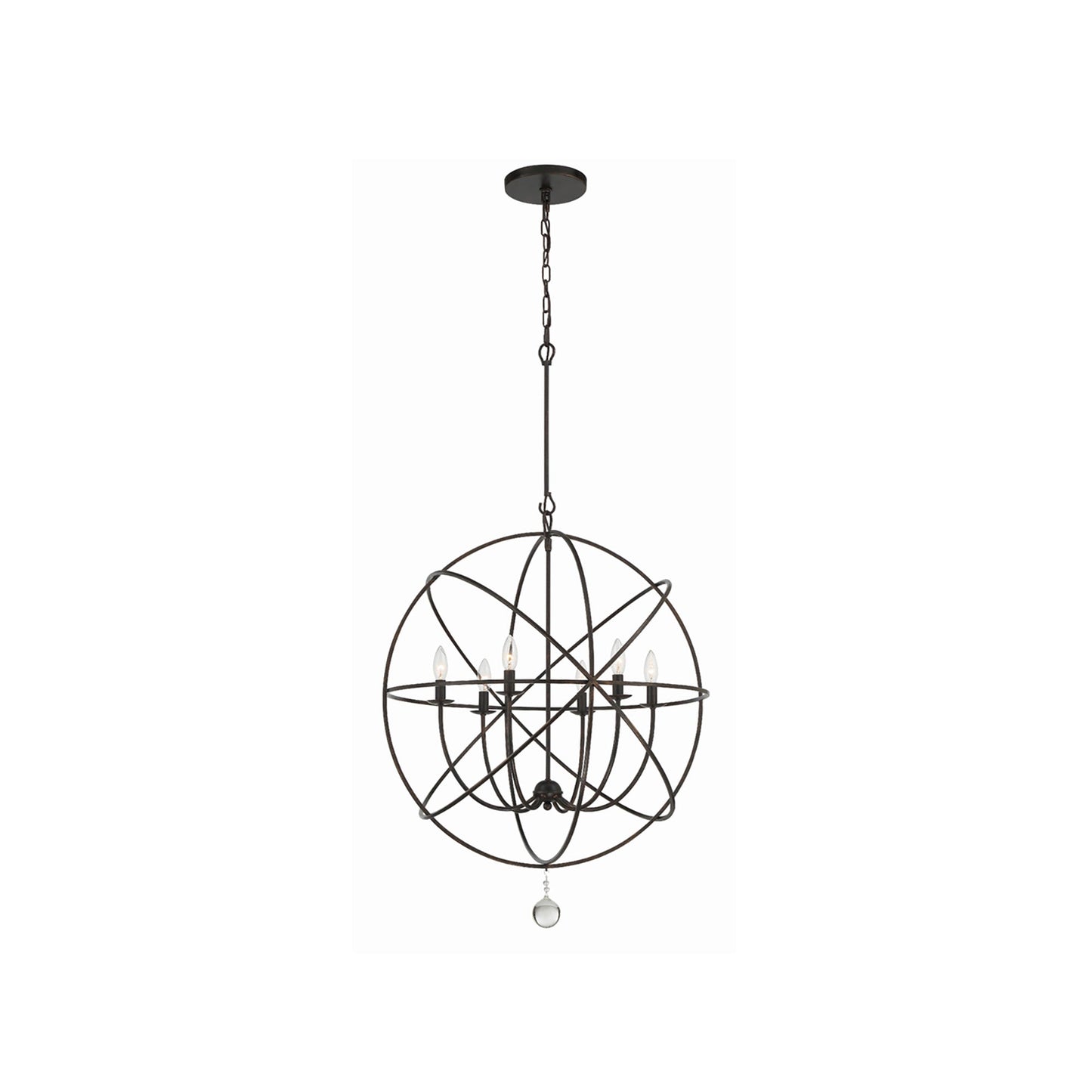 Solaris Chandelier in English Bronze (Medium).