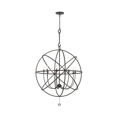 Solaris Chandelier in English Bronze (Large).