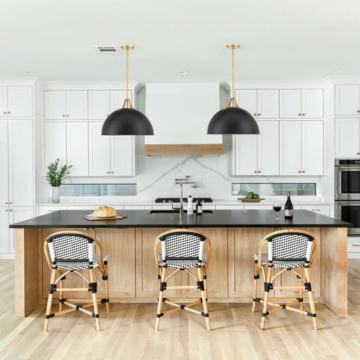 Soto Chandelier in kitchen.