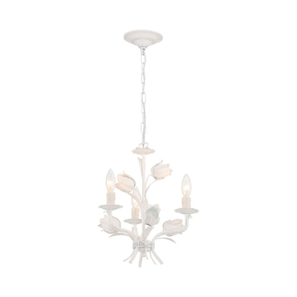 Southport Chandelier in Wet White (3-Light).