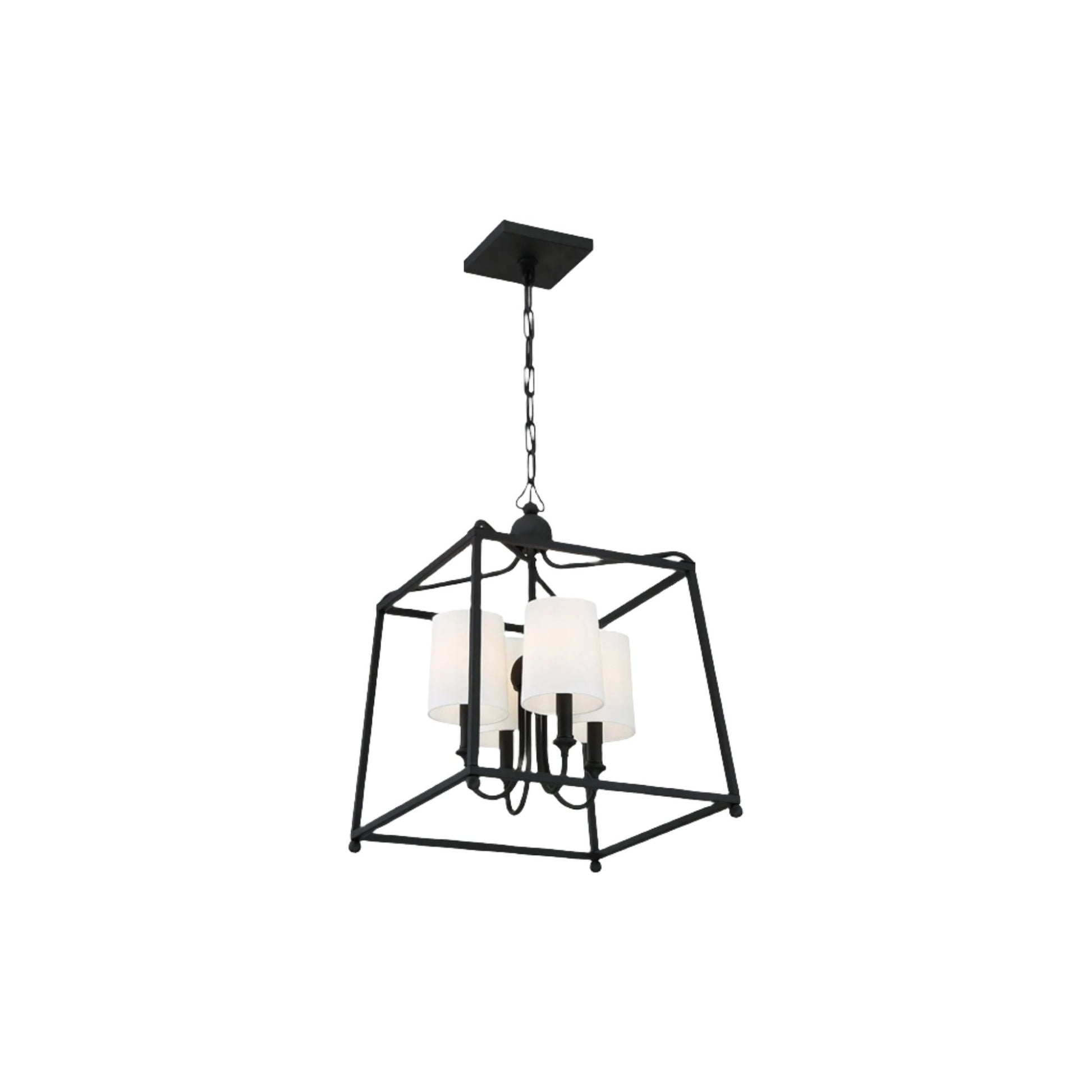 Sylvan Chandelier in Black Forged (Small).