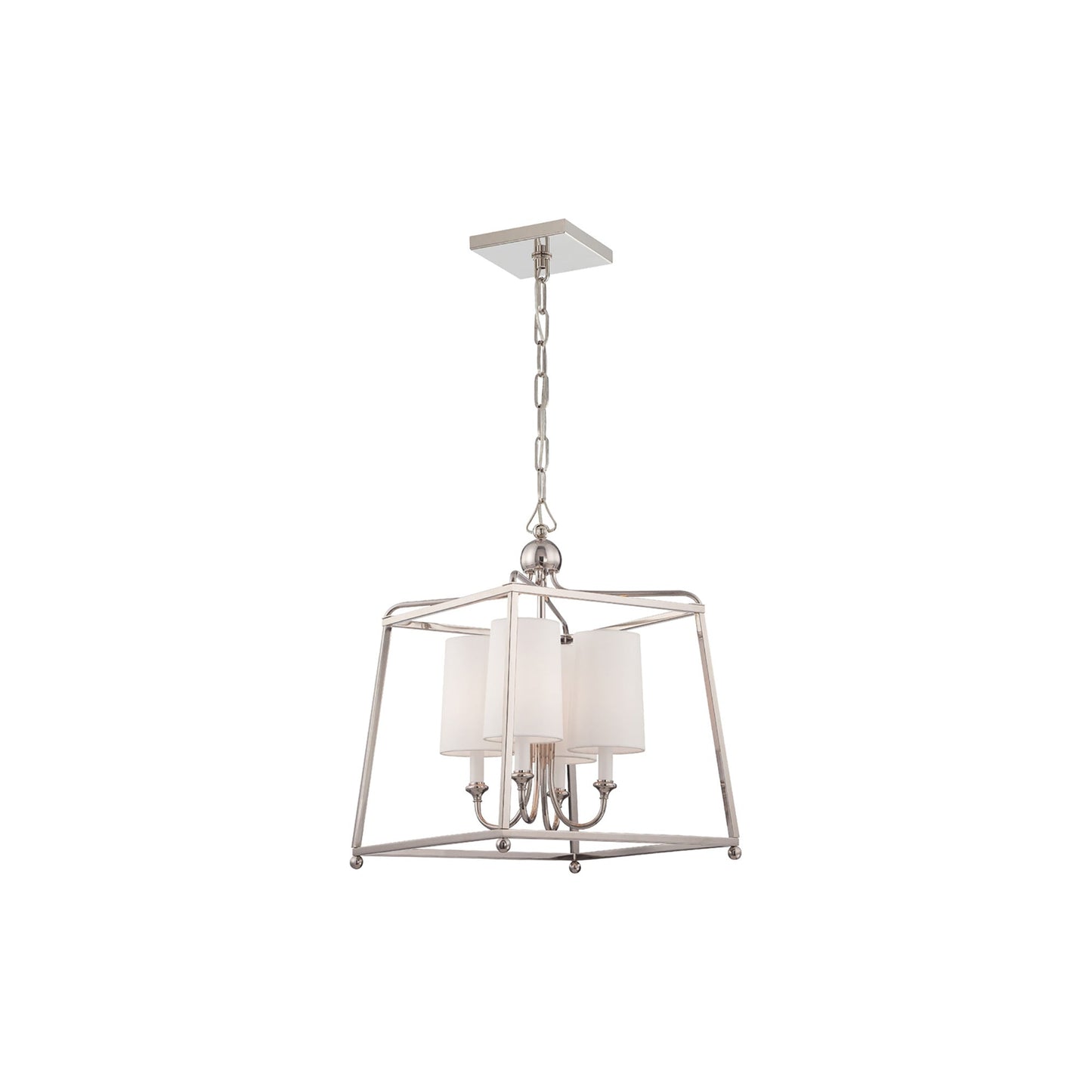 Sylvan Chandelier in Polished Nickel (Small).