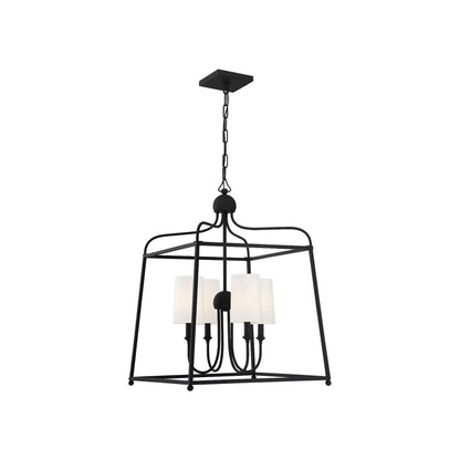 Sylvan Chandelier in Black Forged (Large).