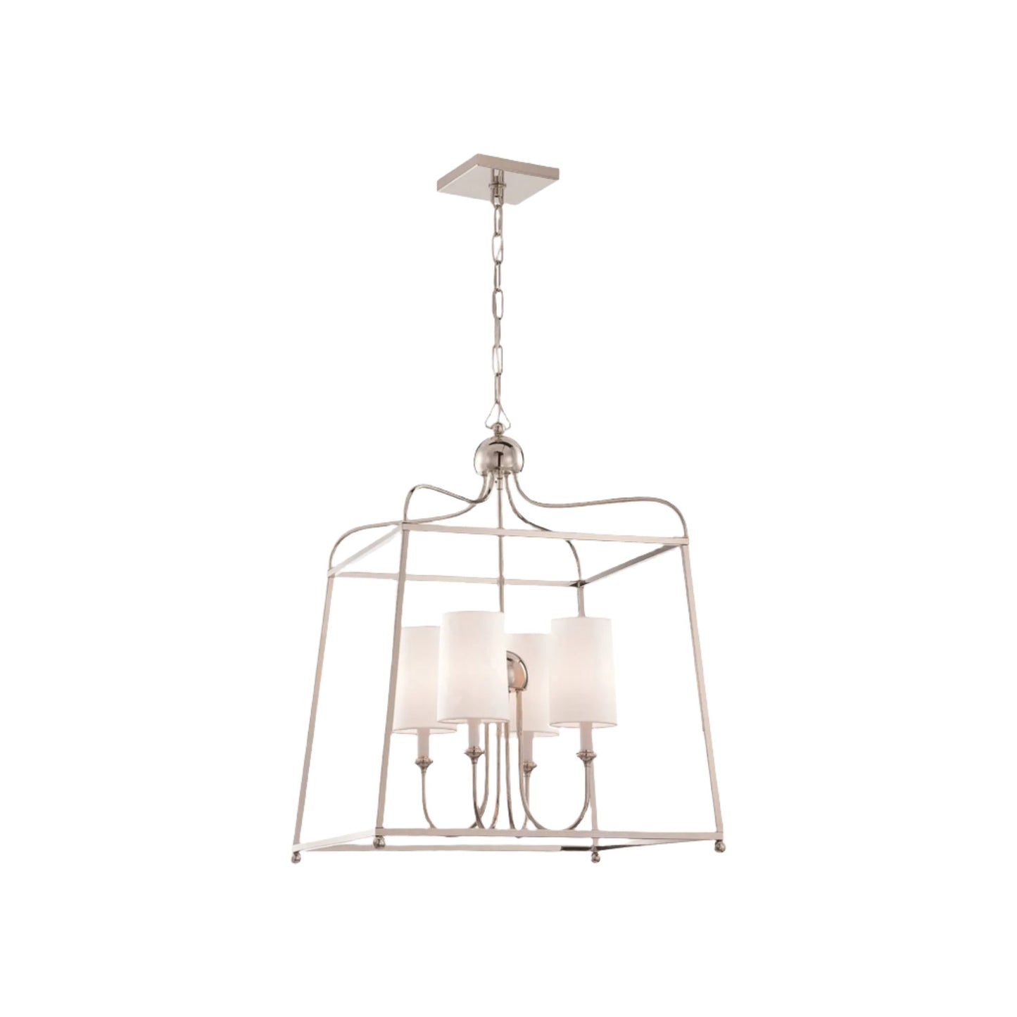 Sylvan Chandelier in Polished Nickel (Large).