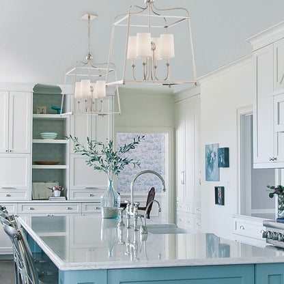 Sylvan Chandelier in kitchen.