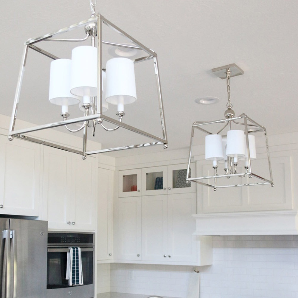 Sylvan Chandelier in kitchen.