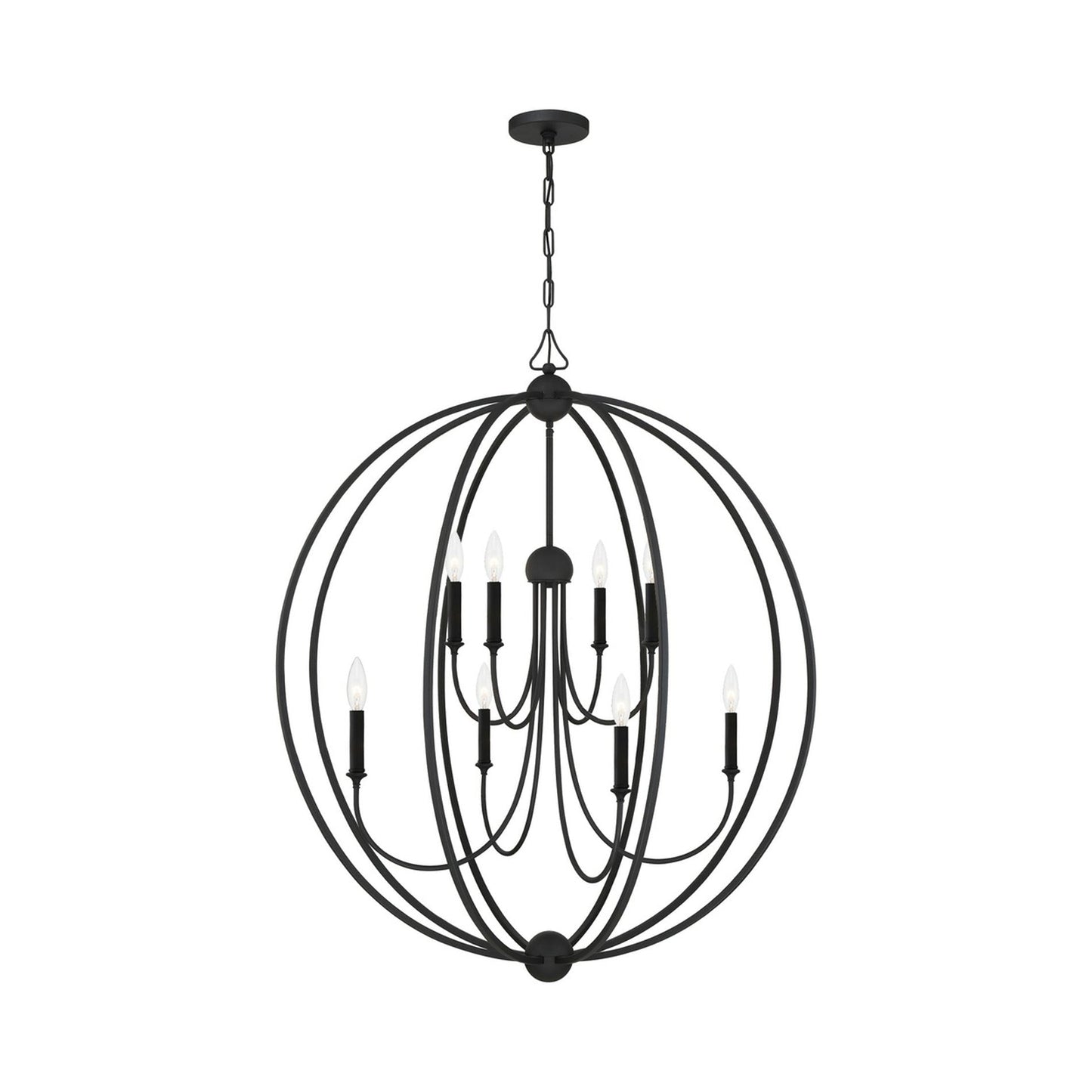 Sylvan Round Chandelier in Detail.