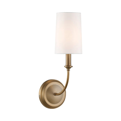 Sylvan Vanity Wall Light in Vibrant Gold (1-Light).