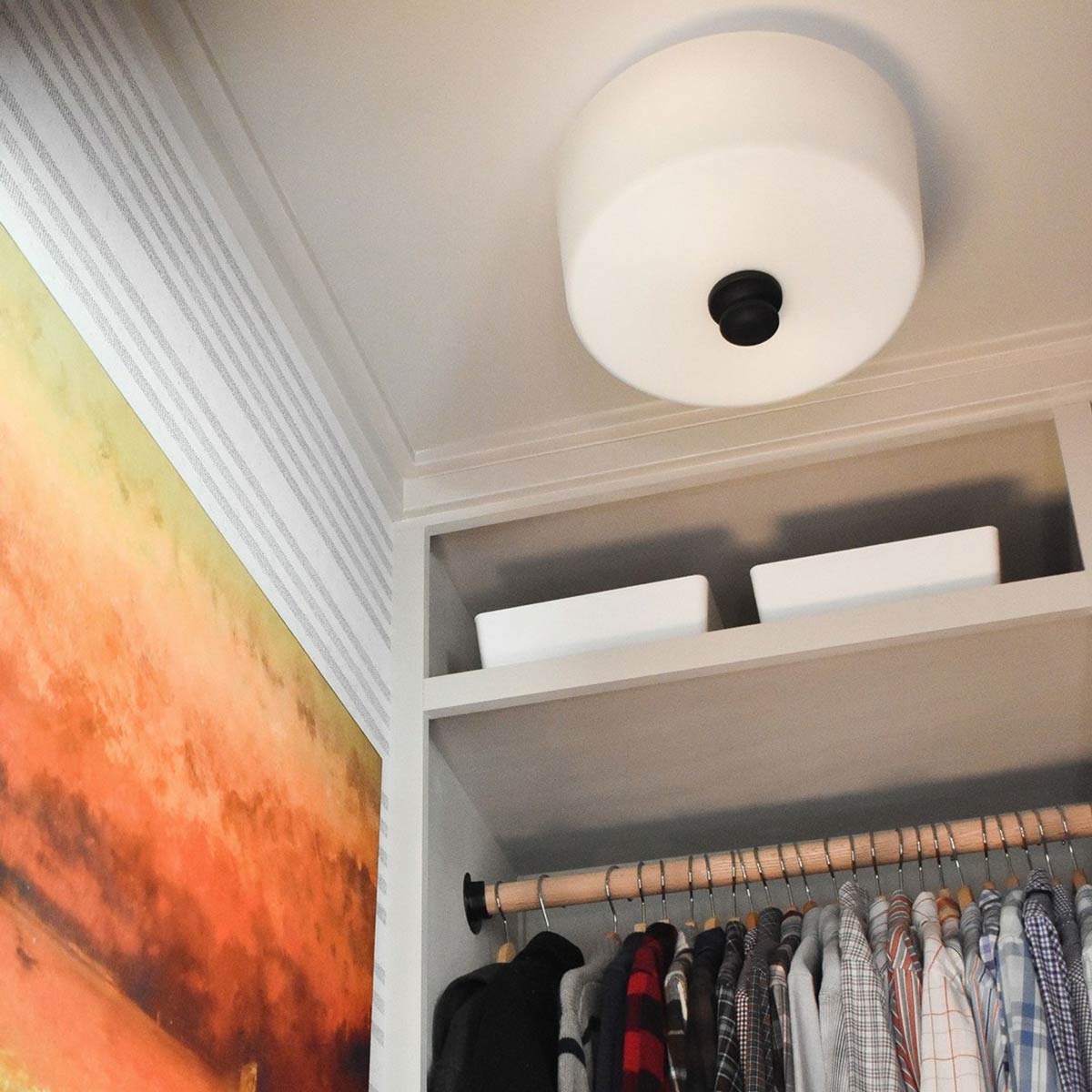 Travis Semi Flush Mount Ceiling Light in Detail.