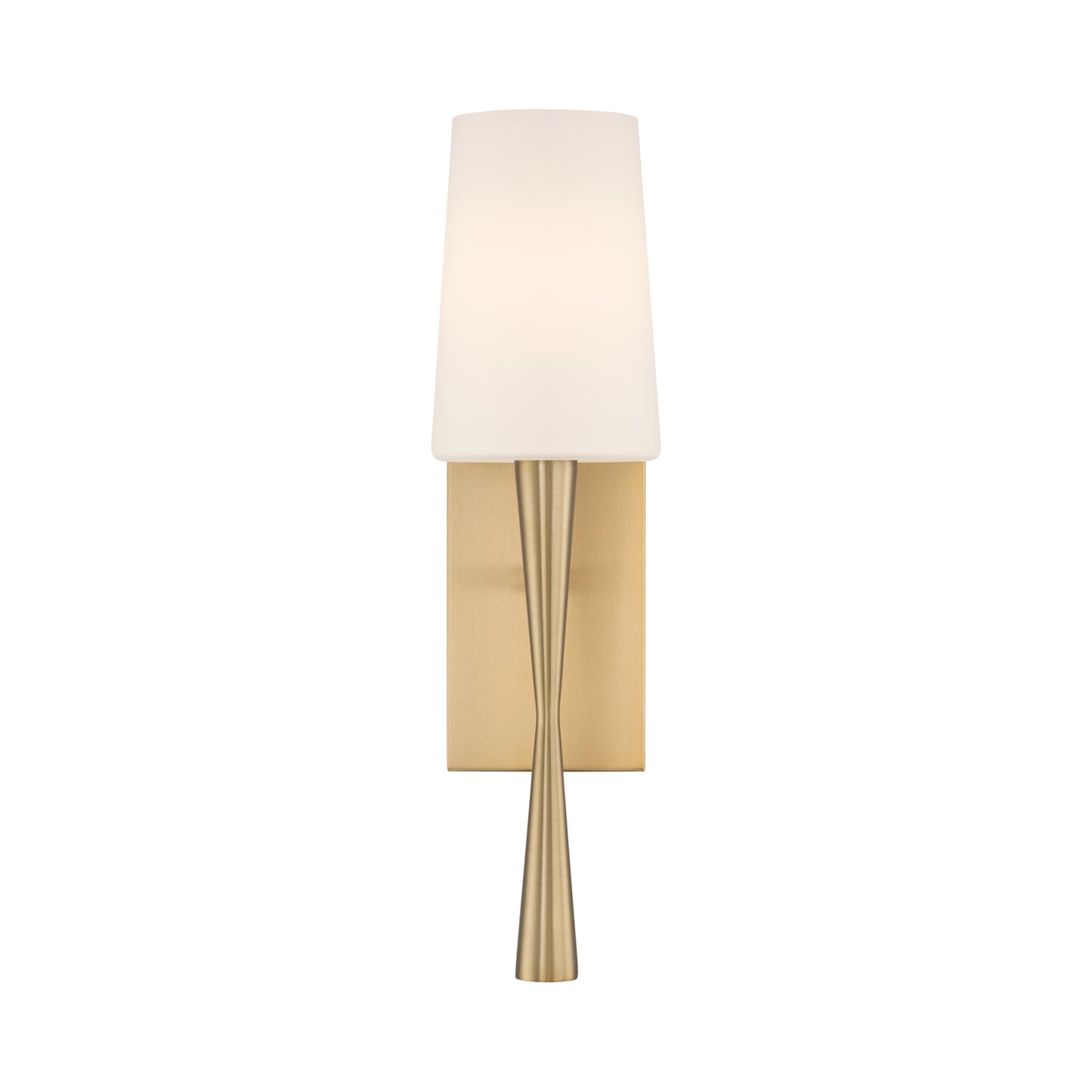 Trenton Wall Light in Aged Brass (Glass).