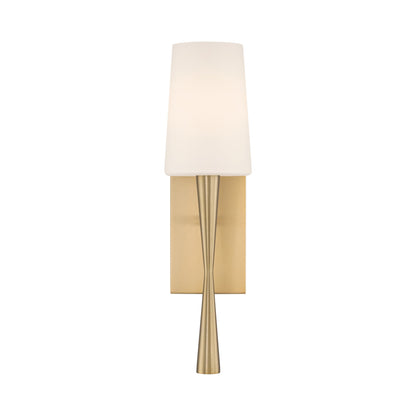 Trenton Wall Light in Aged Brass (Glass).