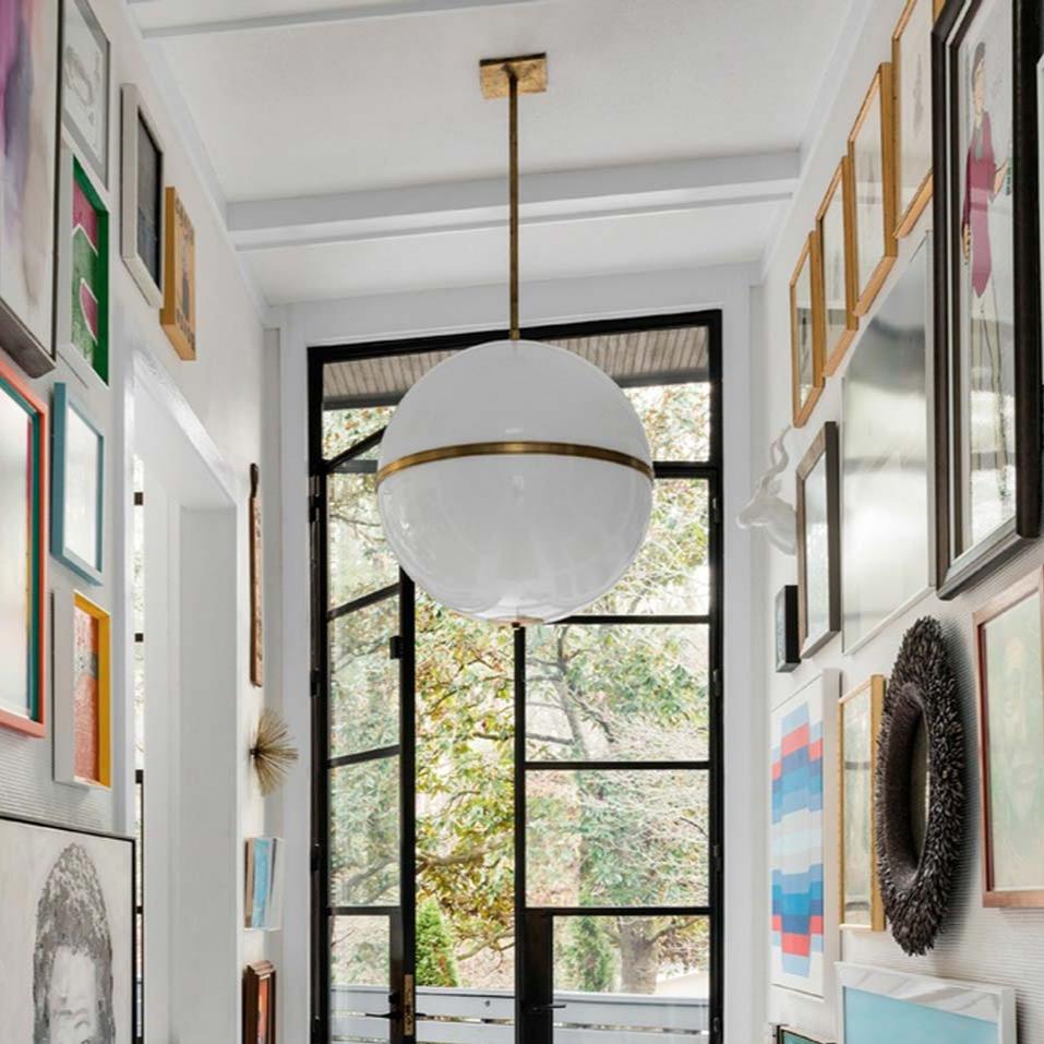 Truax Chandelier in hall way.