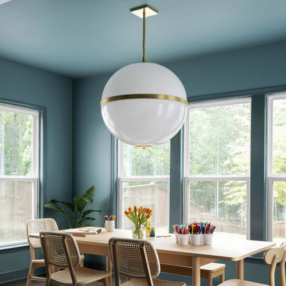 Truax Pendant Light in dining room.