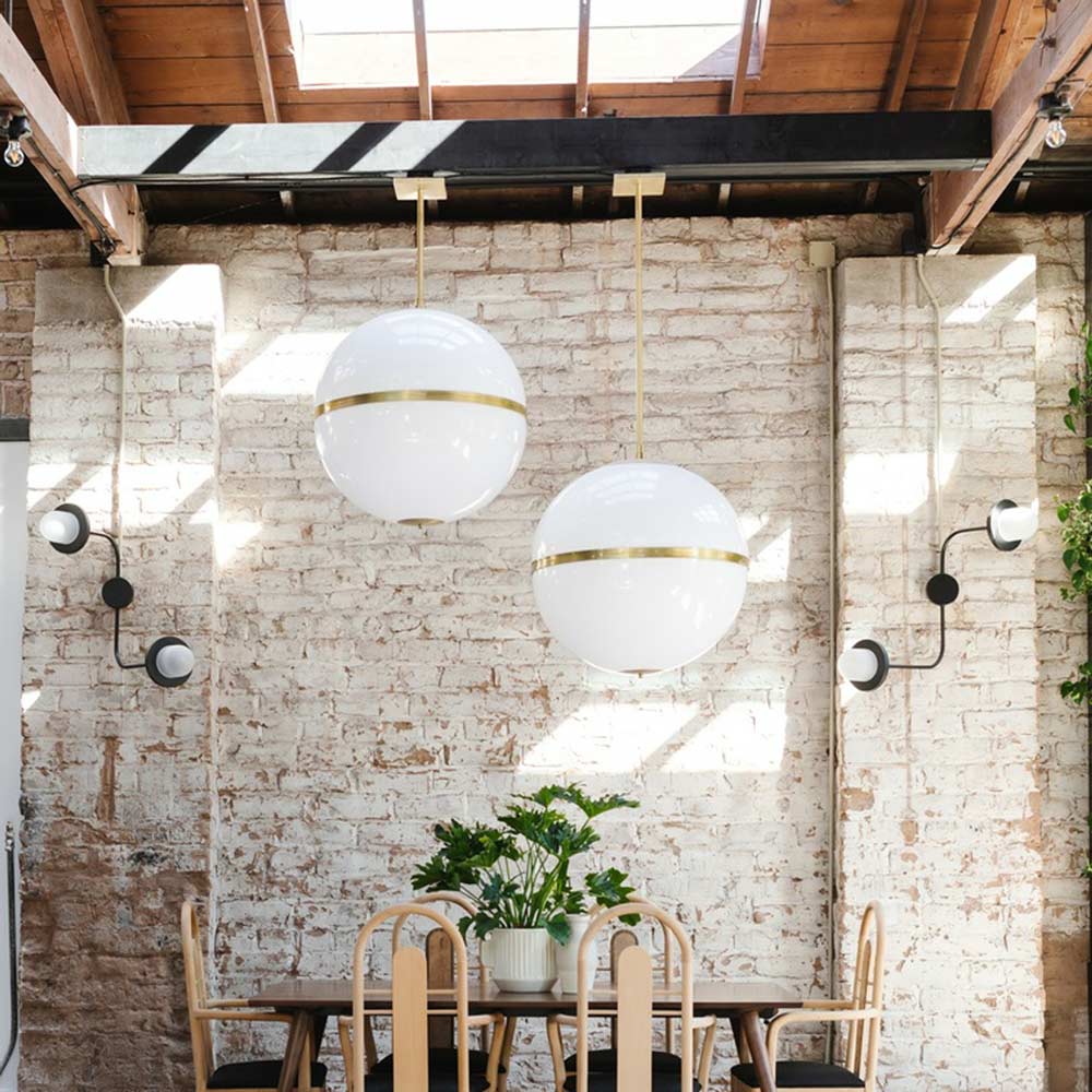 Truax Chandelier in dining room.