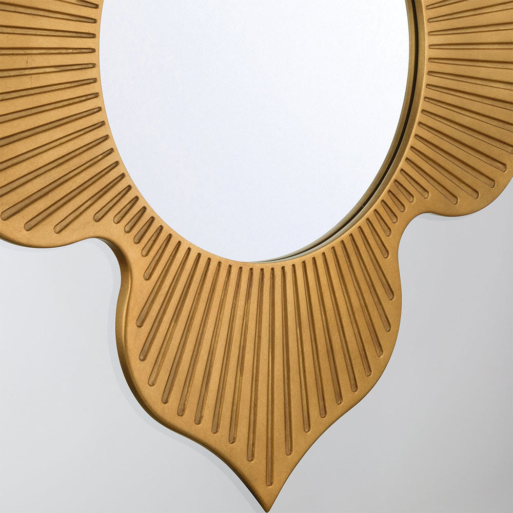 Tullos Wall Mirror in Detail.
