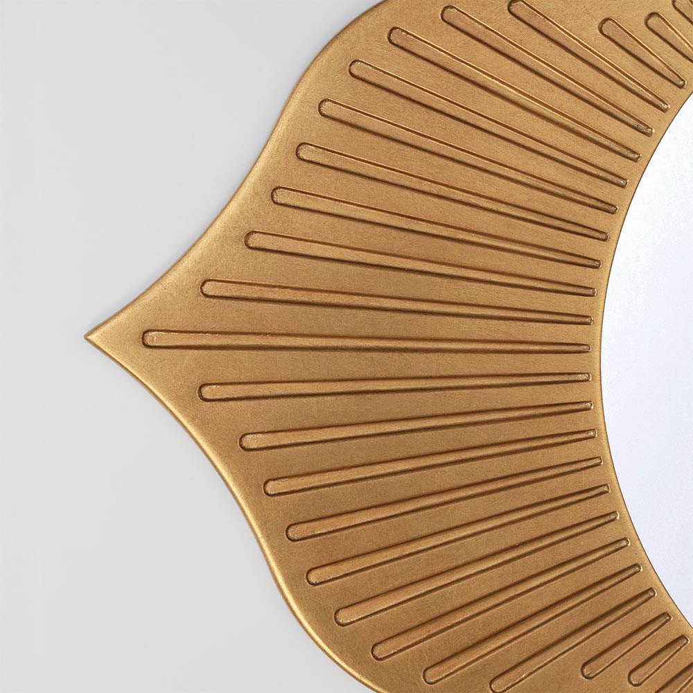 Tullos Wall Mirror in Detail.