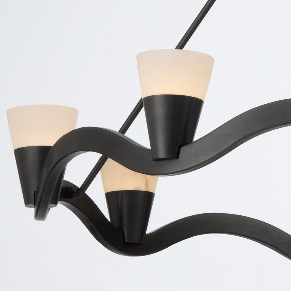Vance LED Chandelier in Detail.