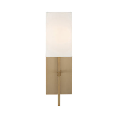 Veronica Wall Light in Aged Brass (1-Light).