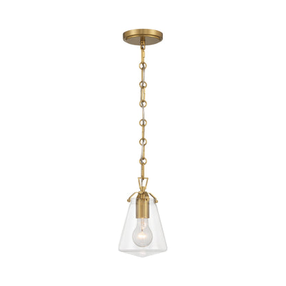 Voss Mini Pendant Light in Luxe Gold (5.75-Inch).