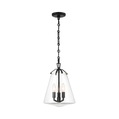 Voss Pendant Light in Matte Black (11-Inch).