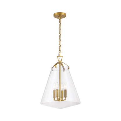 Voss Pendant Light in Luxe Gold (15.25-Inch).