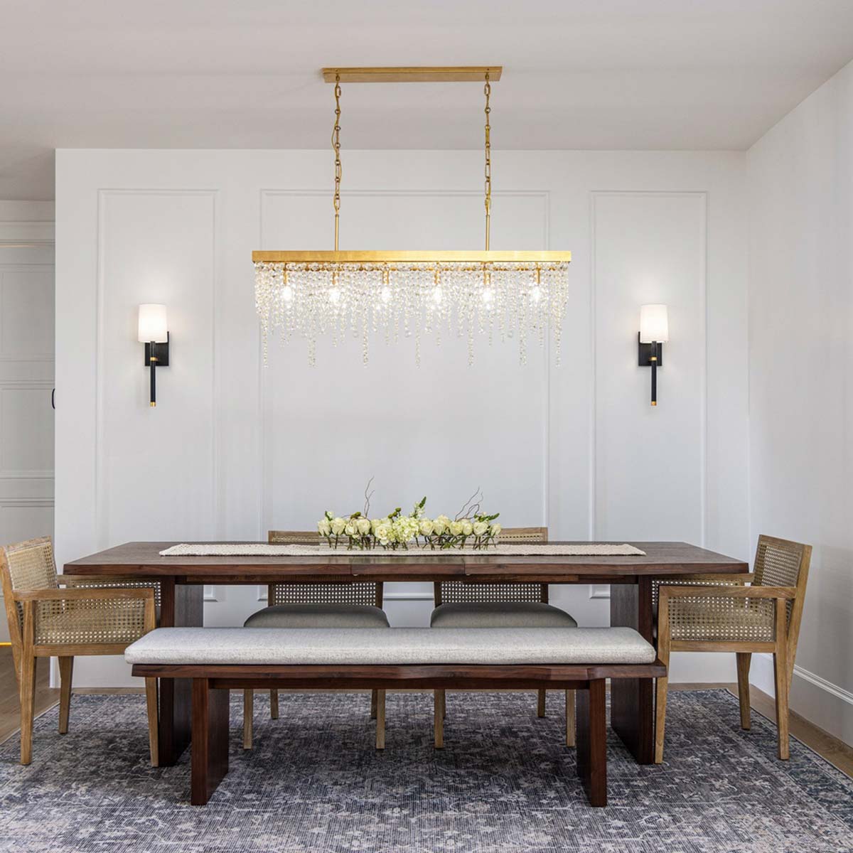 Weston Wall Light in dining room.