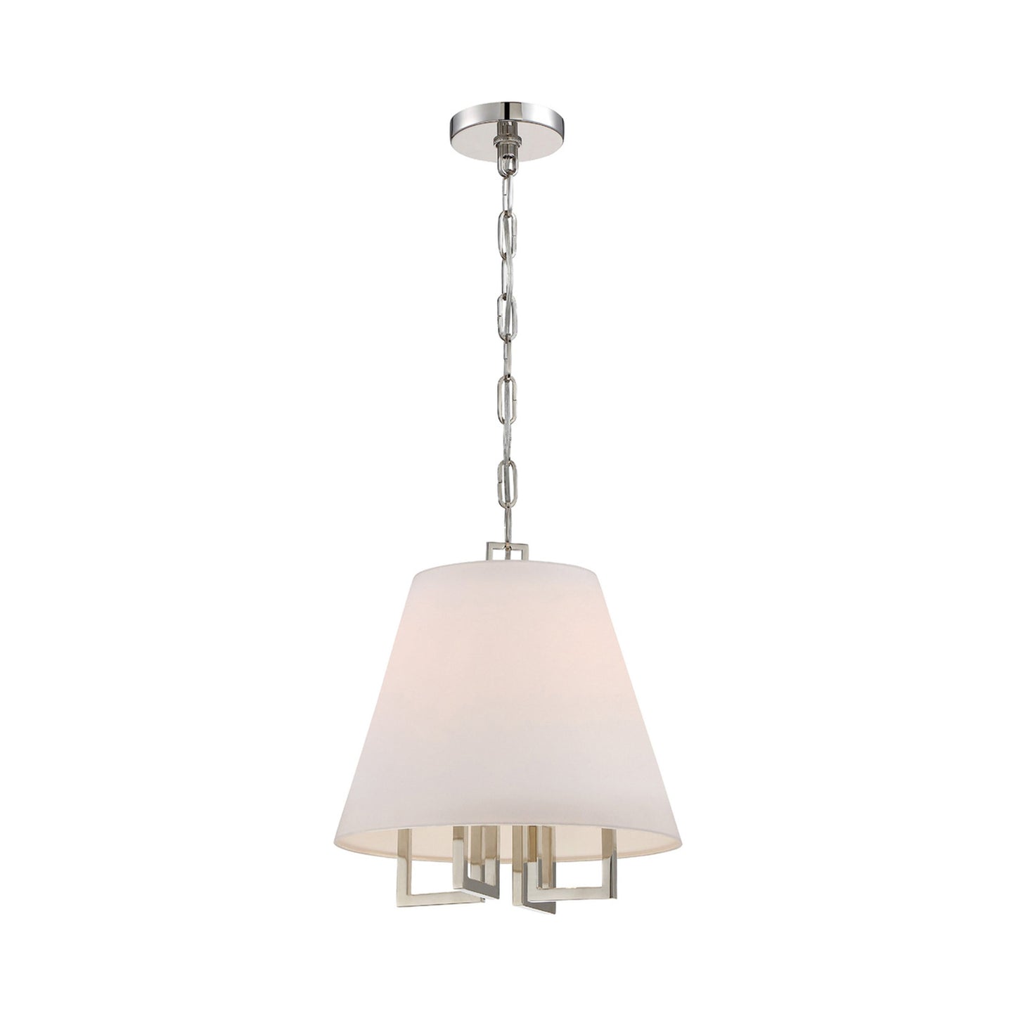 Westwood Chandelier in Polished Nickel (4-Light).