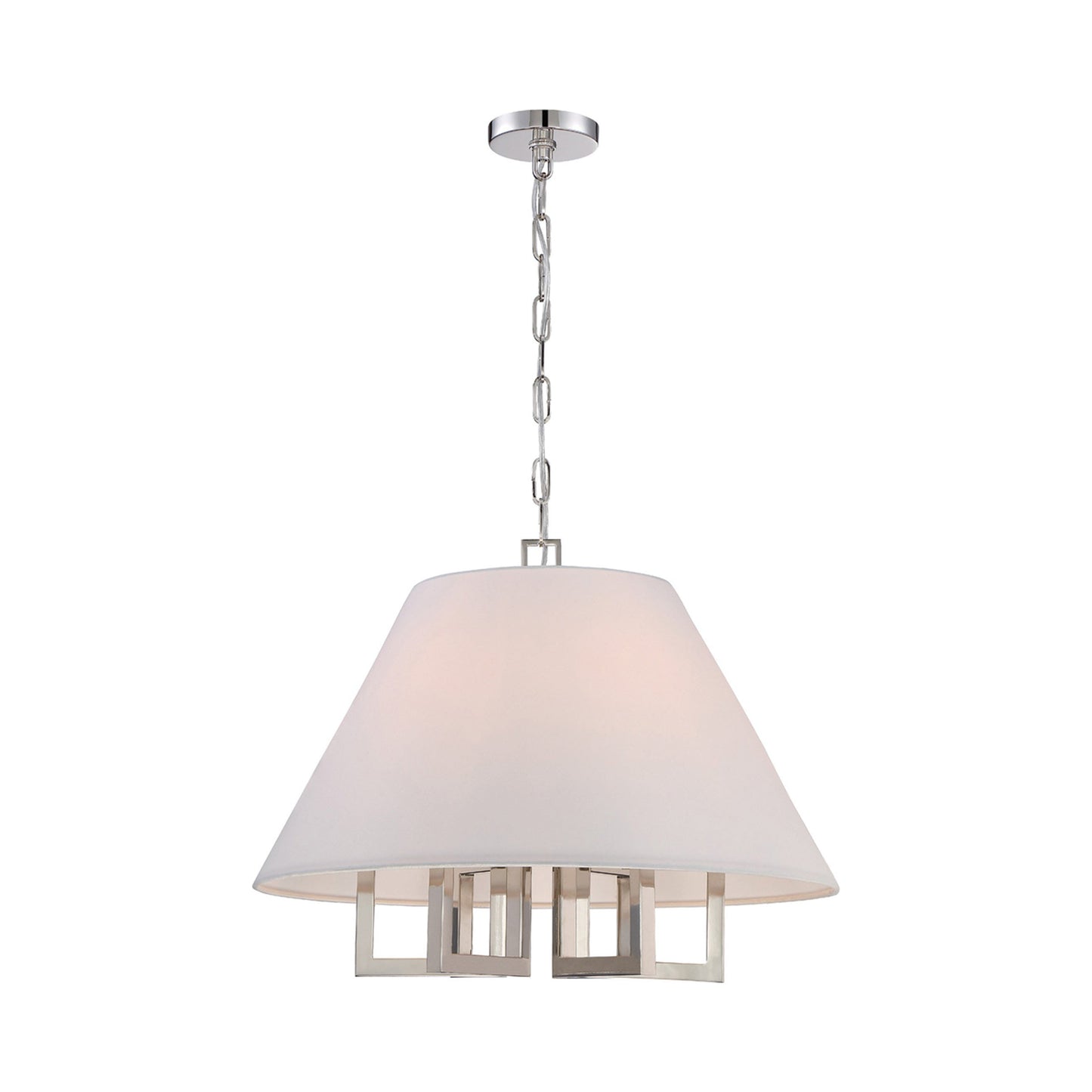 Westwood Chandelier in Polished Nickel (6-Light).