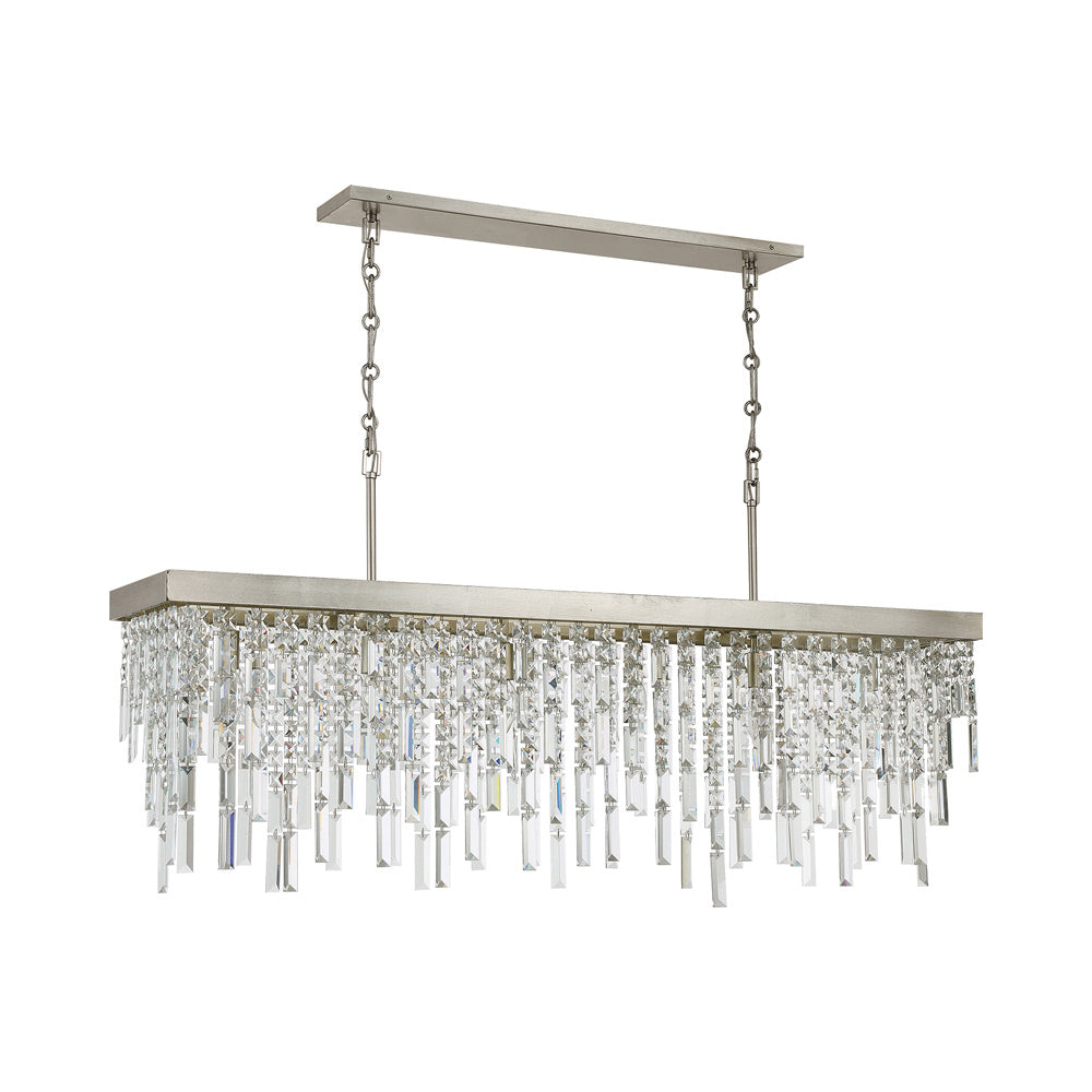 Winfield Linear Chandelier in Detail.