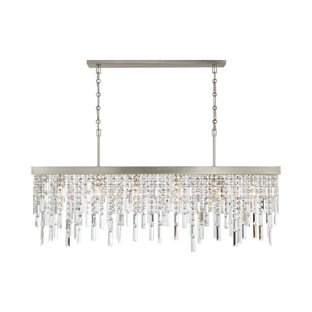 Winfield Linear Chandelier in Detail.