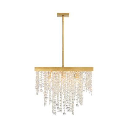 Winham Chandelier in Antique Gold.