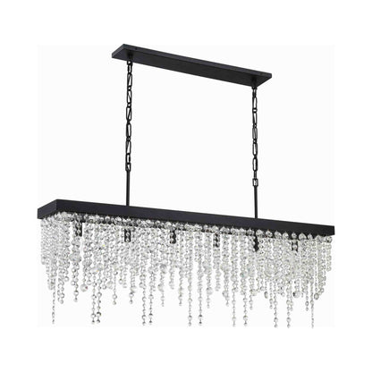 Winham Linear Chandelier in Detail.