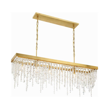 Winham Linear Chandelier in Detail.