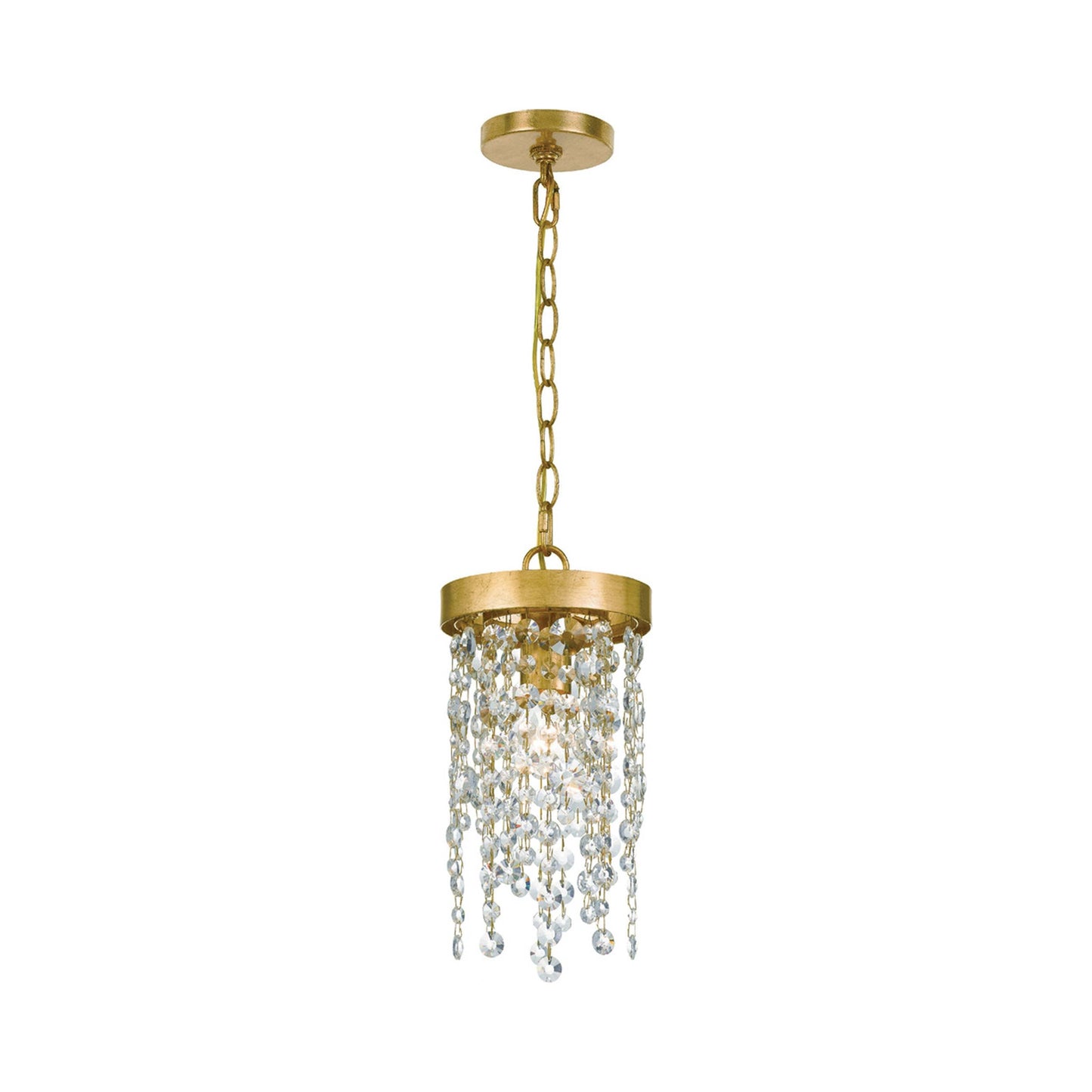 Winham Pendant Light in Antique Gold.