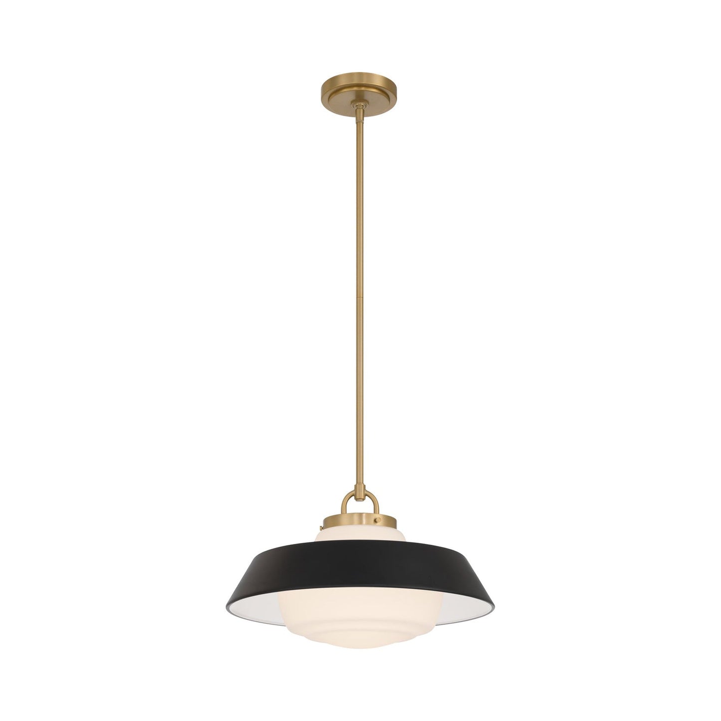 Xander Pendant Light in Black (16-Inch).