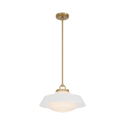 Xander Pendant Light in White (16-Inch).