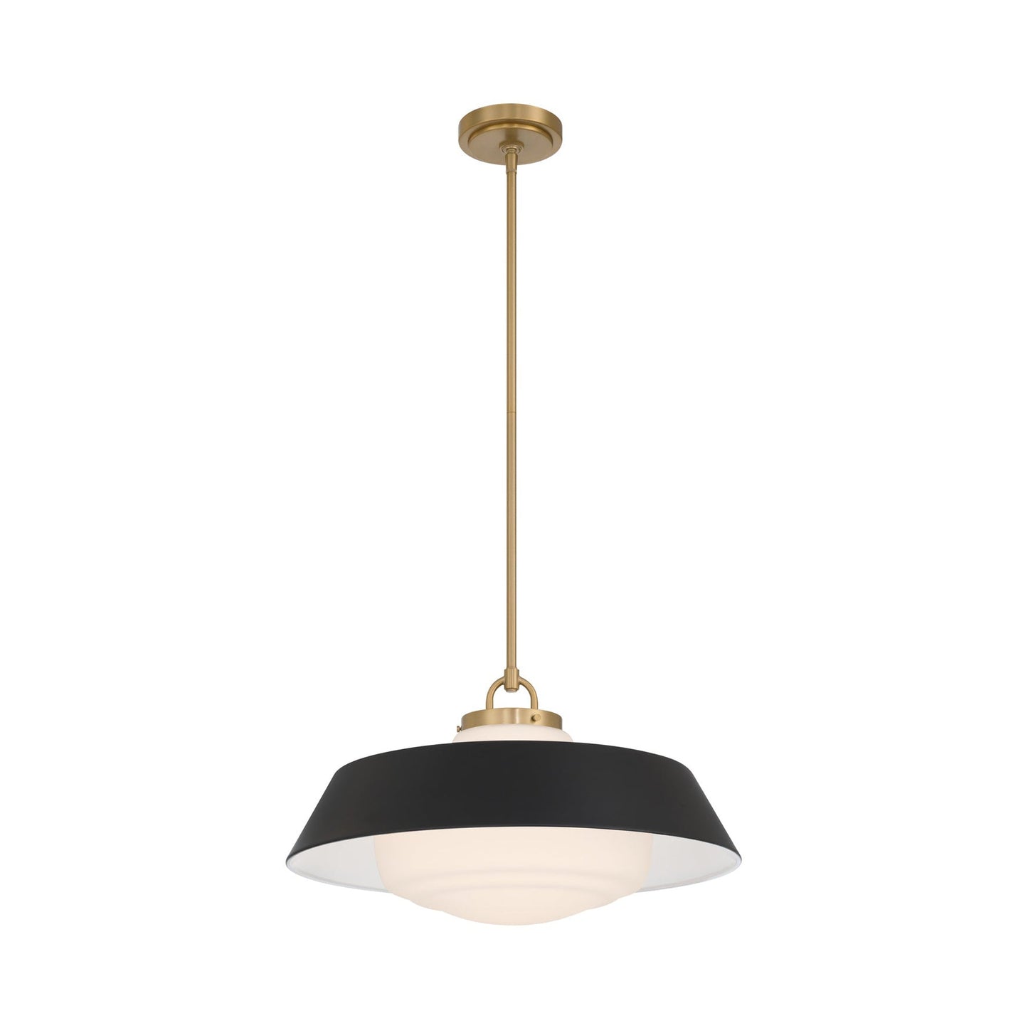 Xander Pendant Light in Black (20-Inch).