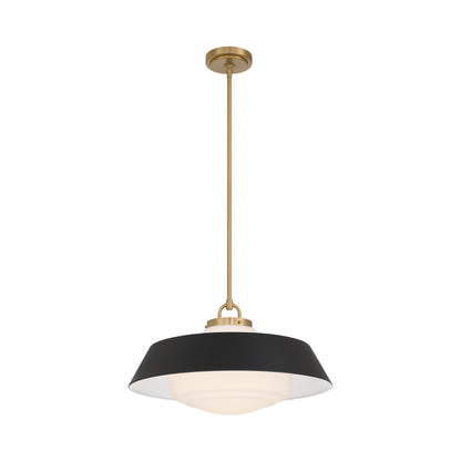 Xander Pendant Light in Black (20-Inch).