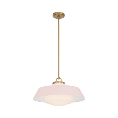 Xander Pendant Light in Blush (20-Inch).