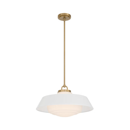 Xander Pendant Light in White (20-Inch).