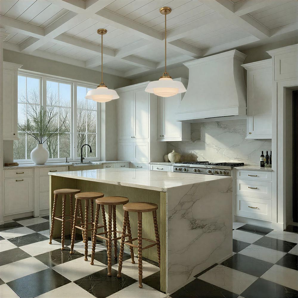 Xander Pendant Light in kitchen.