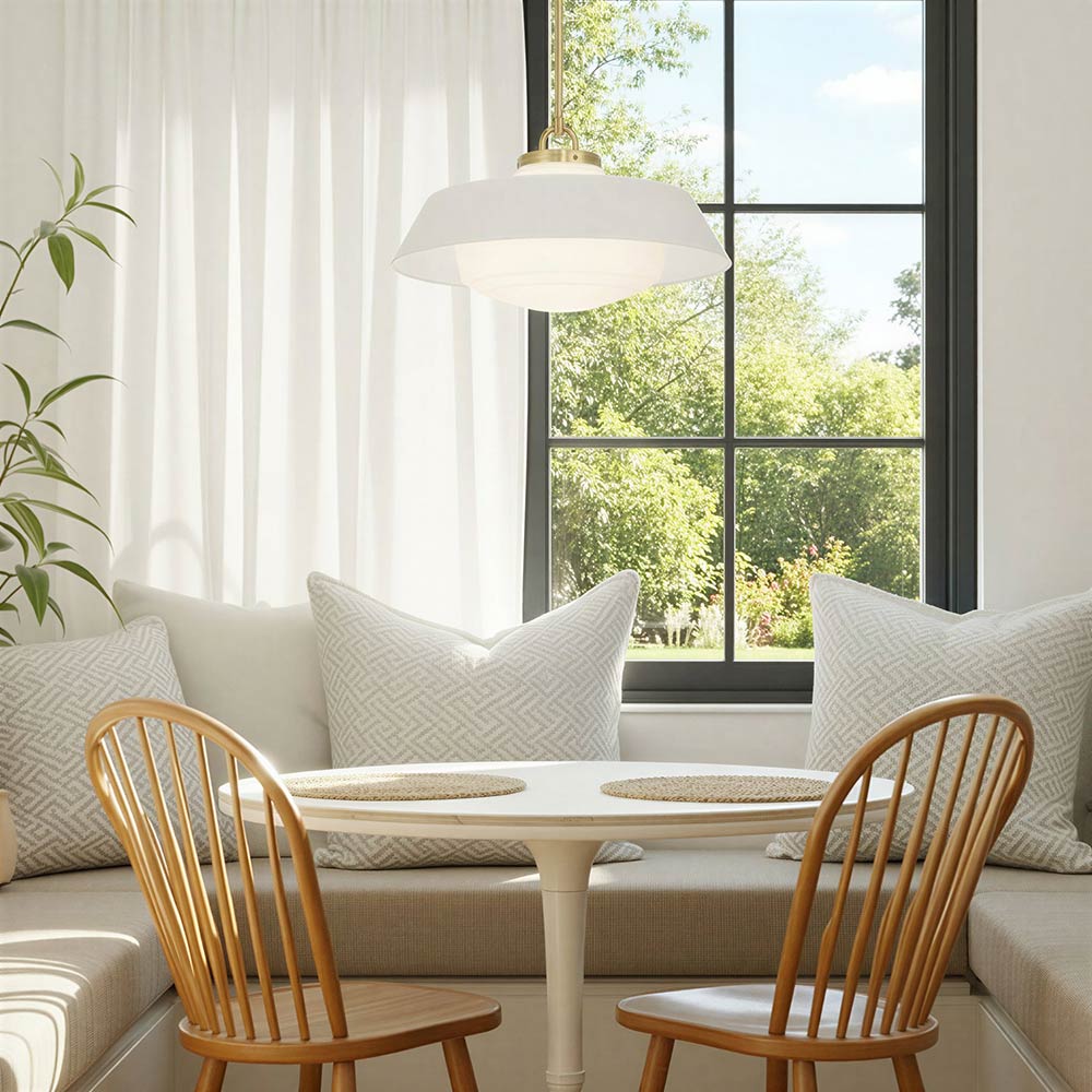 Xander Pendant Light in living room.