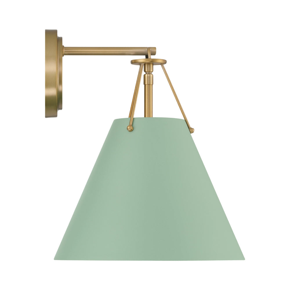 Xavier Cone Wall Light in Detail.