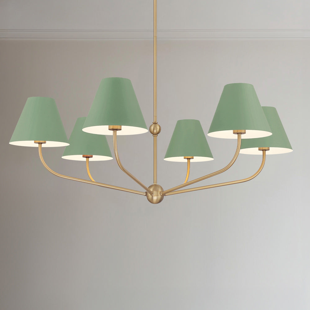 Xavier Multi Light Chandelier in Detail.