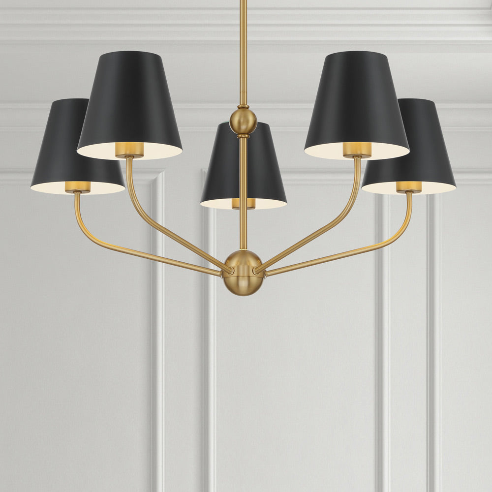 Xavier Multi Light Chandelier in Detail.