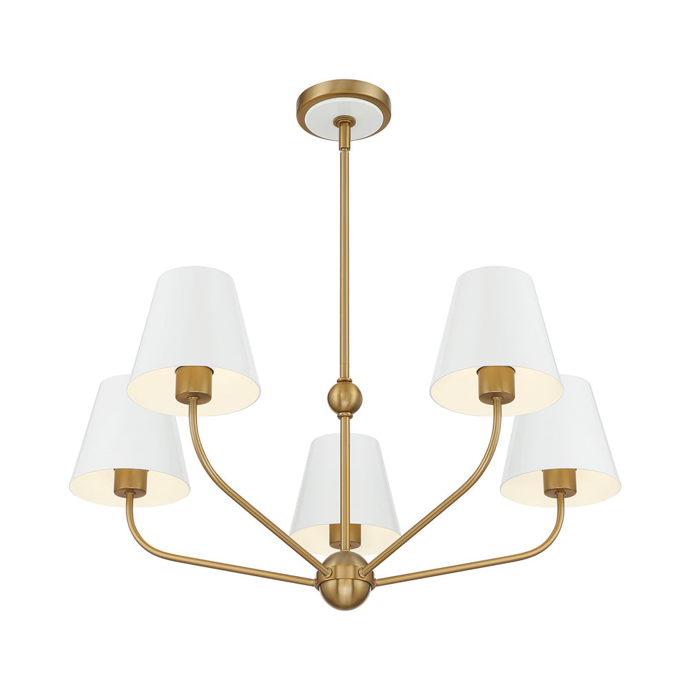 Xavier Multi Light Chandelier in Detail.